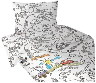 Greno Pościel do Kolorowania Boy + Mazaki 5905164102704 - Pościel dla dzieci - miniaturka - grafika 3