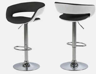 AC Design Furniture Kos 0000058028 stołek barowy (imitacja skóry), z oparcie na stopy, 2 sztuki 0000058026 - Taborety i hokery - miniaturka - grafika 2