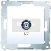 Gniazdka elektryczne - Kontakt Simon 54 BIAŁY GNIAZDO SAT (DASF1.01/11) - miniaturka - grafika 1