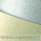 Papier do drukarek - Argo Karton Ozdobny Premium 220g/m2 - faktura FLORAL kolor Kremowy - 20 (203302) - miniaturka - grafika 1