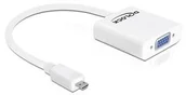 Adaptery i przejściówki - Delock adapter HDMI-D MICRO(M)->VGA(F) 65347 - miniaturka - grafika 1