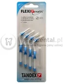 Szczoteczki międzyzębowe - Tandex Flexi-MAX 4szt. BLISTER 0.6-3.0mm (NIEBIESKIE) - zestaw 4 szczoteczek mię - miniaturka - grafika 1