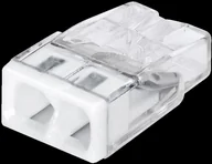 Kostki, złączki, wtyczki - Wago MINI Szybkozłączka 2/2,5 Nr kat:2273-202 - miniaturka - grafika 1