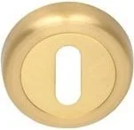 Szyldy i rozety - VDS Rozeta okrągła KLUCZ R2 ZŁOTY/ZŁOTO SATYNA 10-1055 - miniaturka - grafika 1