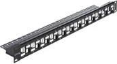 Nośniki danych - Delock Patchpanel 24 Porty bez wyposażenia 43278 1 U - miniaturka - grafika 1
