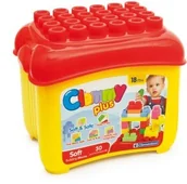 Klocki - Clementoni Clemmy plus wiaderko 30 kl. 316276 - miniaturka - grafika 1