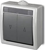 Wyłączniki światła i elektryczne - Elektro-Plast Nasielsk Łącznik żaluzjowy AQUANT 1208-10 - miniaturka - grafika 1