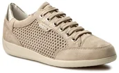 Sneakersy damskie - Geox Sneakersy D Myria B D6268B 07722 C6738 Lt Taupe skóra ekologiczna/-skóra ekologiczna, skóra naturalna/zamsz, skóra naturalna/-nabłyszczana - miniaturka - grafika 1