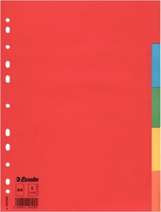 Esselte PRZEKLADKI KOLOROWE A4 5 KART.BEZ KARTY OPIS. 100199 - Etykiety samoprzylepne i bloki etykiet - miniaturka - grafika 3