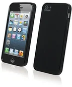 Etui i futerały do telefonów - Muvit TPU Rückabdeckung für Apple iPhone 5 schwarz - miniaturka - grafika 1