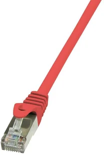 LogiLink Patchcord CAT.6 F/UTP 0,5m czerwony CP2024S - Kable miedziane - miniaturka - grafika 2