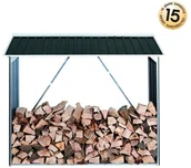 Garaże i wiaty - Duramax Wiata na drewno antracyt - 7157 |  7157 - miniaturka - grafika 1