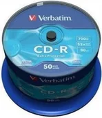 Nośniki danych - Verbatim Akcesoria Komputerowe Płyta CD-R 50 sztuk A0306 - miniaturka - grafika 1