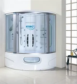 Kabiny prysznicowe - Hydrosan Almeria 9920 155x155 + brodzik - miniaturka - grafika 1