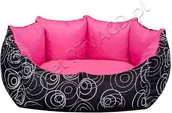 Legowiska dla psów - Hobbydog Legowisko Nowy York model NYRKZR4, koła z różowym, M - miniaturka - grafika 1