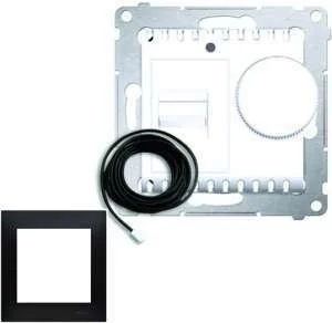 Simon Kontakt Regulator temperatury 54 DRT10Z.02/48 z czujnikiem zewnętrznym antracyt Kontakt DRT10Z.02/48 - Akcesoria do oświetlenia - miniaturka - grafika 2