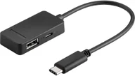 Adaptery i przejściówki - Goobay Przejściówka adapter USB 2.0 66254 [1x Złącze męskie USB-C 1x Złącze żeńskie USB 2.0 A Złącze żeńskie micro-USB 2.0 B] - miniaturka - grafika 1