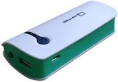 Powerbanki - Quantec Power Bank LPB-202 biało-zielony 4000 GSM-0004 - miniaturka - grafika 1