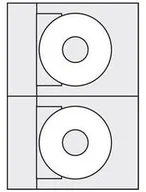 Etykiety do drukarek - Argo Etykieta Uni CD 50 arkuszy - miniaturka - grafika 1