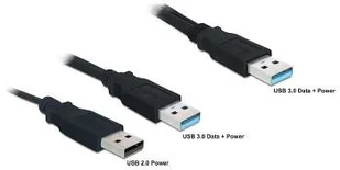 Delock Kabel USB 3.0 AM(M)+Power AM(M)->AM(M) 60cm 82908 - Kable USB - miniaturka - grafika 2