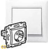 Gniazdka elektryczne - Legrand Valena gniazdo Pojedyncze 2P+Z SCHUKO 774420 - miniaturka - grafika 1