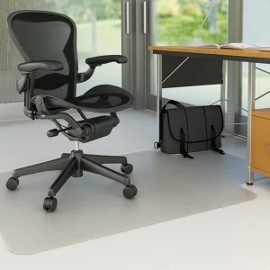 Q-Connect PBS Mata pod krzesło na twarde podłogi T 91x122 cm PB031 - Podnóżki, podpórki, podkładki Q-Connect PBS Mata pod krzesło na twarde podłogi T 91x122 cm PB031 - Podnóżki, podpórki, podkładki - miniaturka - grafika 1