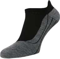 Skarpetki sportowe męskie - FALKE RU 4 INVISIBLE Skarpety sportowe black/grey 16707 unisex - miniaturka - grafika 1