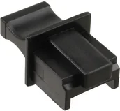 Złącza, przejściówki, adaptery - InLine 59942E zestaw zapewnia ochronę gniazda RJ45 (100 szt.) Czarny 4043718188642 - miniaturka - grafika 1