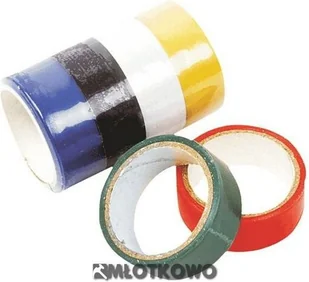 Top Tools Taśmy izolacyjne 19 mmx3 m zestaw 24B115 /6szt./ 24B115 - Taśmy izolacyjne i naprawcze - miniaturka - grafika 2