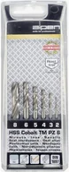 Wiertła - Alpen Zestaw wierteł krętych do metalu HSS-E 6 szt 100906100 Kobalt DIN 1897 Uchwyt prosty 1 zest - miniaturka - grafika 1