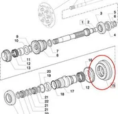 Części i akcesoria do maszyn rolniczych - CNH SYNCHRONIZATOR 5189251 - miniaturka - grafika 1