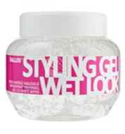 Kosmetyki do stylizacji włosów - Kallos Styling Gel Wet Look żel do stylizacji włosów (biały) 275ml - miniaturka - grafika 1