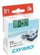 Inne akcesoria elektryczne - Dymo Taśma D1-19mm/7m, czarny/zielony S0720890 - miniaturka - grafika 1