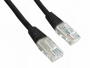 Gembird patch cord RJ45 (osłonka zalewana, kat. 5e, UTP, 5m, czarny) PP12-5M/BK - Patchcordy - miniaturka - grafika 2