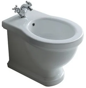 Galassia Ethos Bidet stojący 55x38cm, z trzema otworami, biały 8438 - Bidety - miniaturka - grafika 2