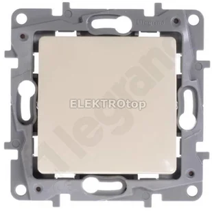 Legrand Niloe Przycisk przełączny 6a biały 664605 - Wyłączniki światła i elektryczne - miniaturka - grafika 3