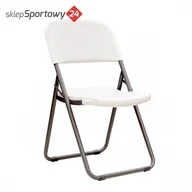 Fotele i krzesła ogrodowe - LIFETIME Krzesło SKŁADANE LOOP LEG BIAŁ. GRANIT 80155 / - miniaturka - grafika 1