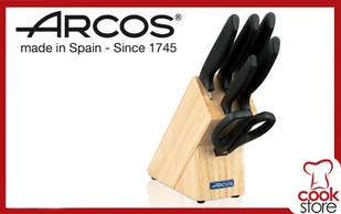 Arcos ZESTAW NOŻY kuchennych w bloku 7 w 1 z serii NIZA marki 136100 - Noże kuchenne - miniaturka - grafika 2