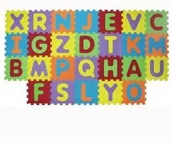 Maty piankowe - Ludi Puzzle piankowe 199 x 115 cm literki - miniaturka - grafika 1