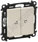 Wyłączniki światła i elektryczne - Legrand Valena Life Łącznik świecznikowy podświetlany - 10 AX Kremowy - 752228 - miniaturka - grafika 1