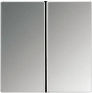 Wyłączniki światła i elektryczne - Jung Klawisz podwjny - LS Metal Finish Chrome - miniaturka - grafika 1