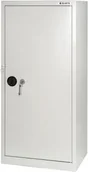 Szafy biurowe - Konsmetal Szafa jednodrzwiowa na dokumenty MS1/A 190 Klasa A + skrytka - miniaturka - grafika 1