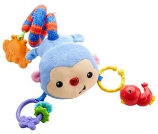 Fisher Price Rainforest zawieszka do wózka małpka DFP84 - Zawieszki dla dzieci i niemowląt - miniaturka - grafika 6