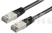 Kable miedziane - Value S/FTP PiMF Patchcord Cat.6, black, 5.0m - miniaturka - grafika 1
