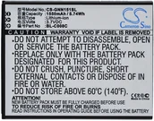 Baterie do telefonów - Cameron Sino Gionee GN151 / BL-C008C 1550mAh 5.74Wh Li-Ion 3.7V CS-GNN151SL - miniaturka - grafika 1