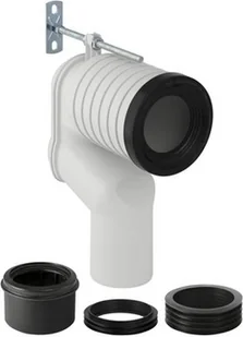 Geberit Kolano odpływowe do WC stojących, do odpływu podłogowego, typu P, 90/110 - Łączniki, trójniki, kształtki - miniaturka - grafika 3
