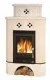 Wkłady kominkowe - ABX Piec kaflowy Regina Rogowy Z Nadstawką Kaflową Ahorn - miniaturka - grafika 1