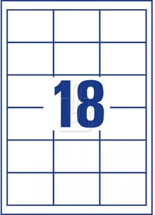 Avery Zweckform Etykiety uniwersalne Zweckform trwałe 64 x 45mm 25 ark./op. 6171 - Etykiety samoprzylepne i bloki etykiet - miniaturka - grafika 3