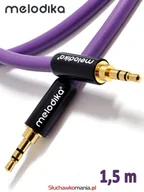 Kable - Melodika kabel Jack 3,5 mm - Jack 3,5 mm 1,5 m MDMJ15 - miniaturka - grafika 1