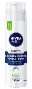 Nivea Pianka do golenia Sensitive 200ml - Kosmetyki do golenia - miniaturka - grafika 3